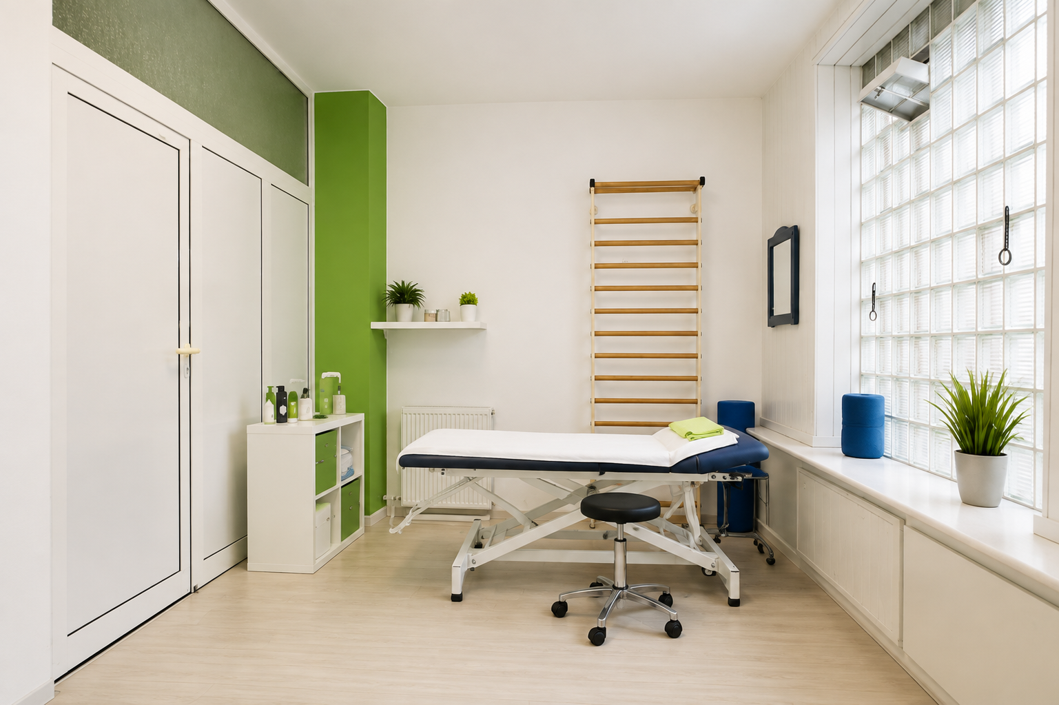 Behandlungsraum der Praxis für Physiotherapie Hinkämper-Kreul