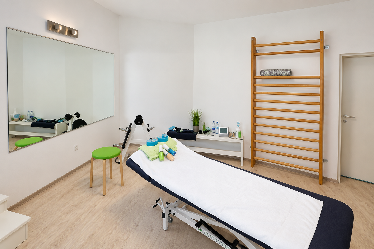 Therapieraum der Physiotherapiepraxis Hinkämper-Kreul
